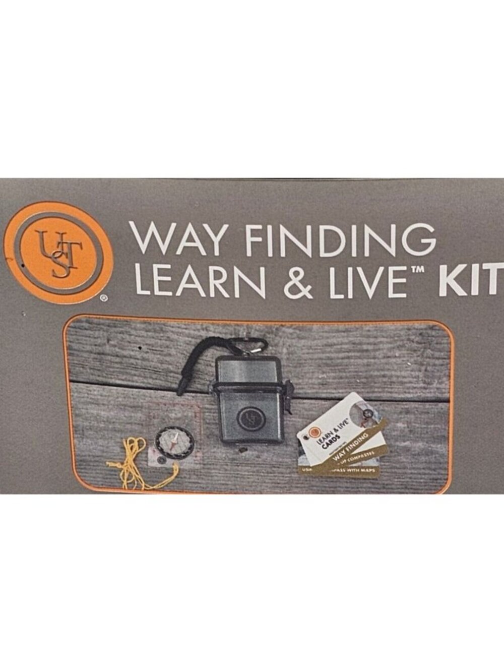 American Outdoor Way Finding Learn & Live Kit Gray Case Watertight Case